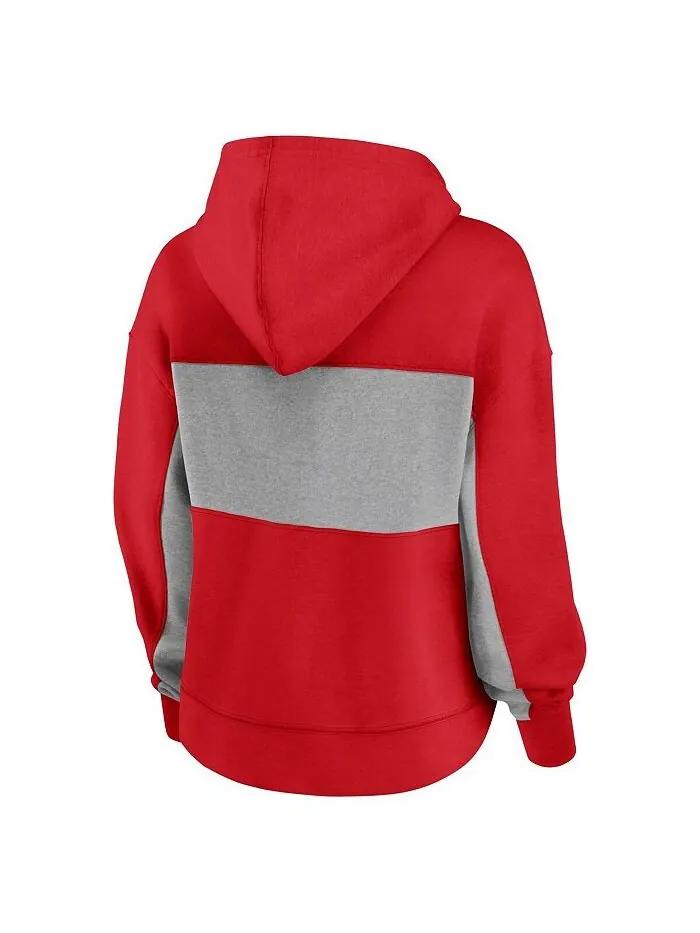 Женский красный пуловер с капюшоном с логотипом St. Louis Cardinals Fanatics — изображение 2 из 3