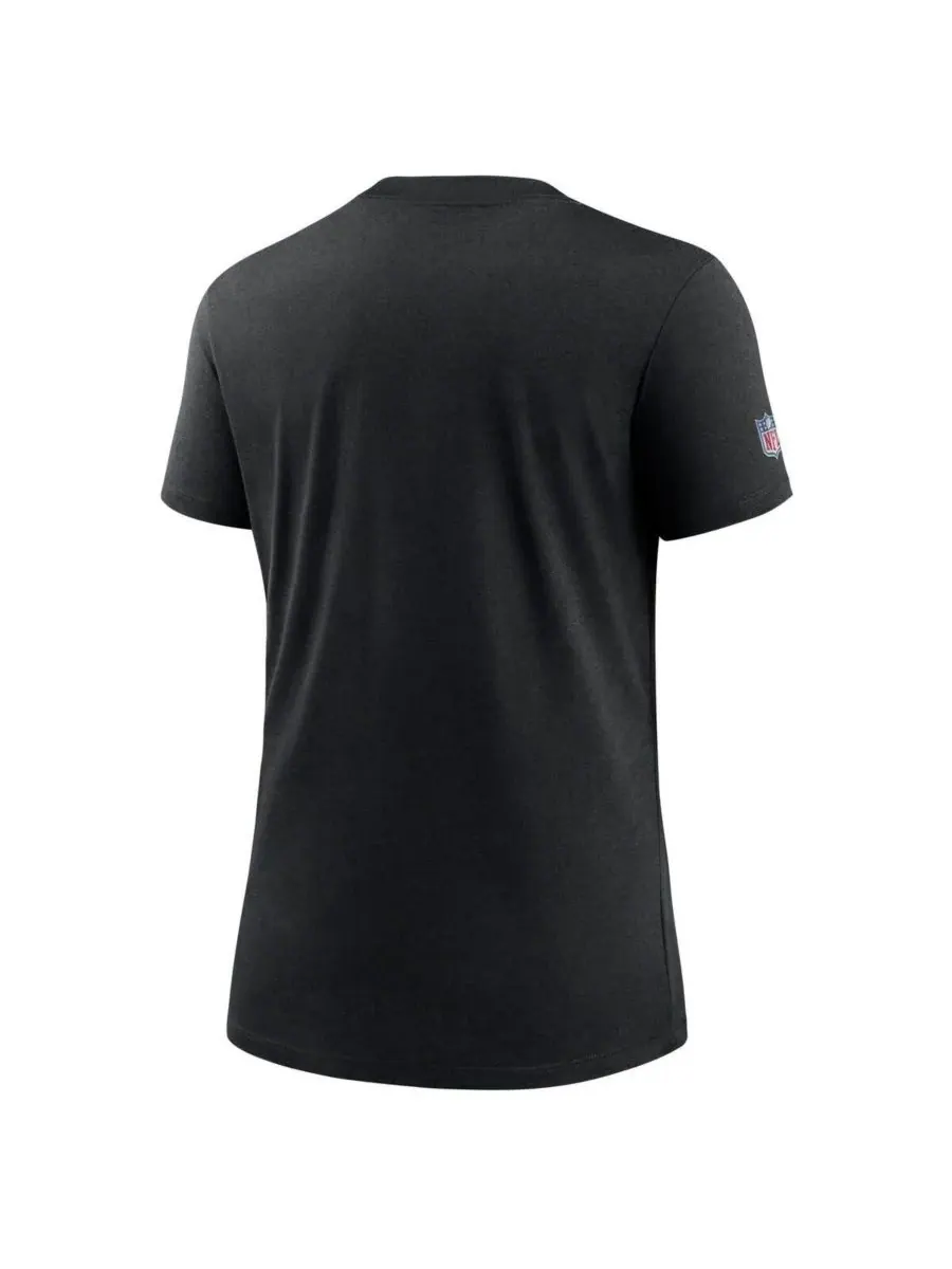 Nike Женская черная футболка Jacksonville Jaguars 2024 NFL Crucial Catch Tri-Blend — изображение 3 из 3, черный