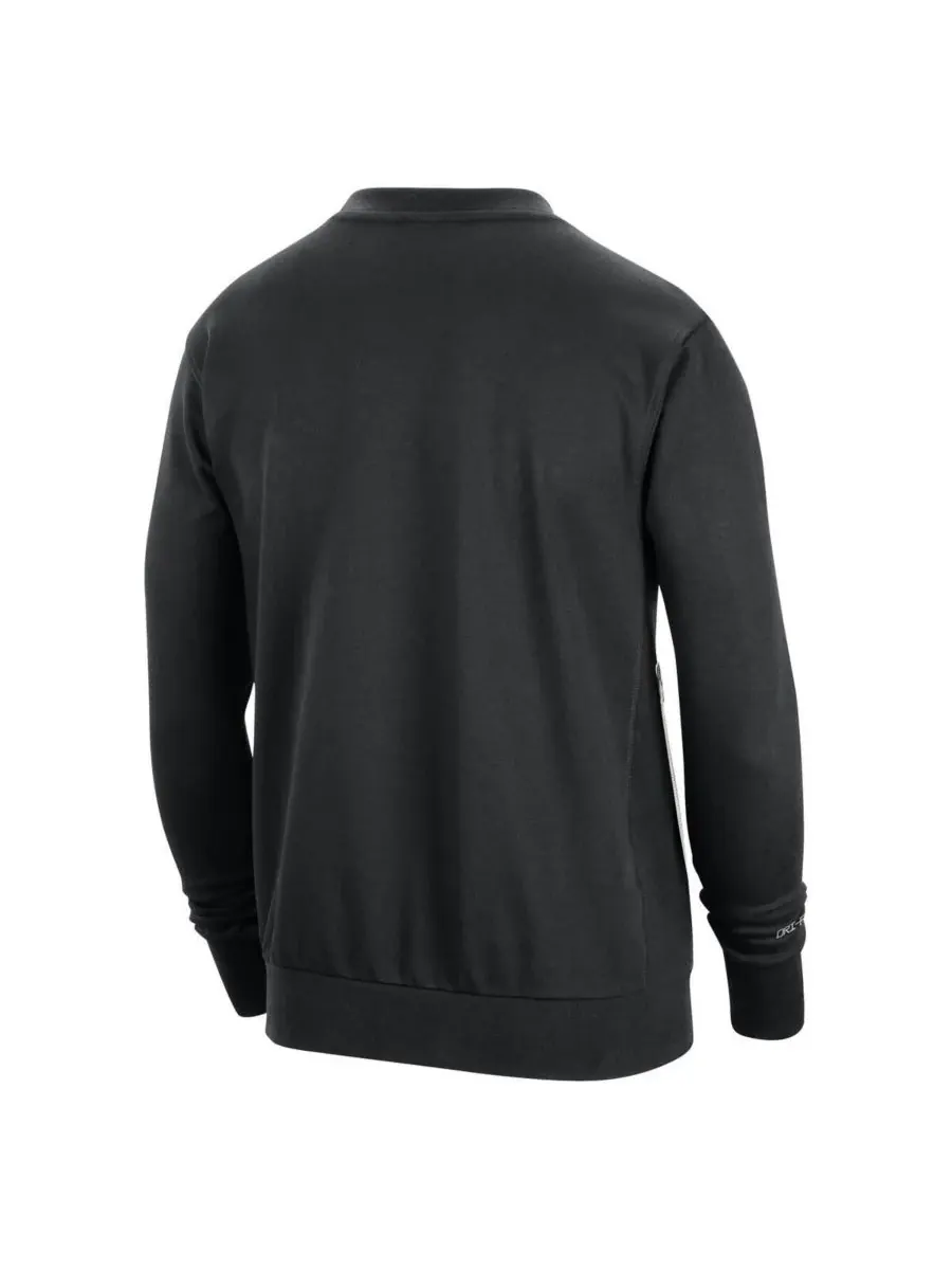 Nike Мужская черная толстовка Chicago Bulls 2023/24 Authentic Standard Issue Travel Performance — изображение 3 из 3, черный