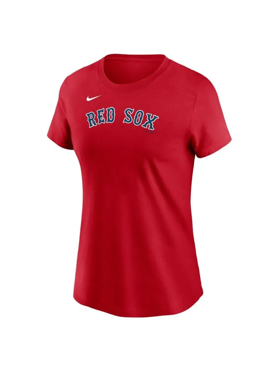 Nike Женская футболка Kristian Campbell Red Boston Red Sox с номером игрока — изображение 2 из 3, красный