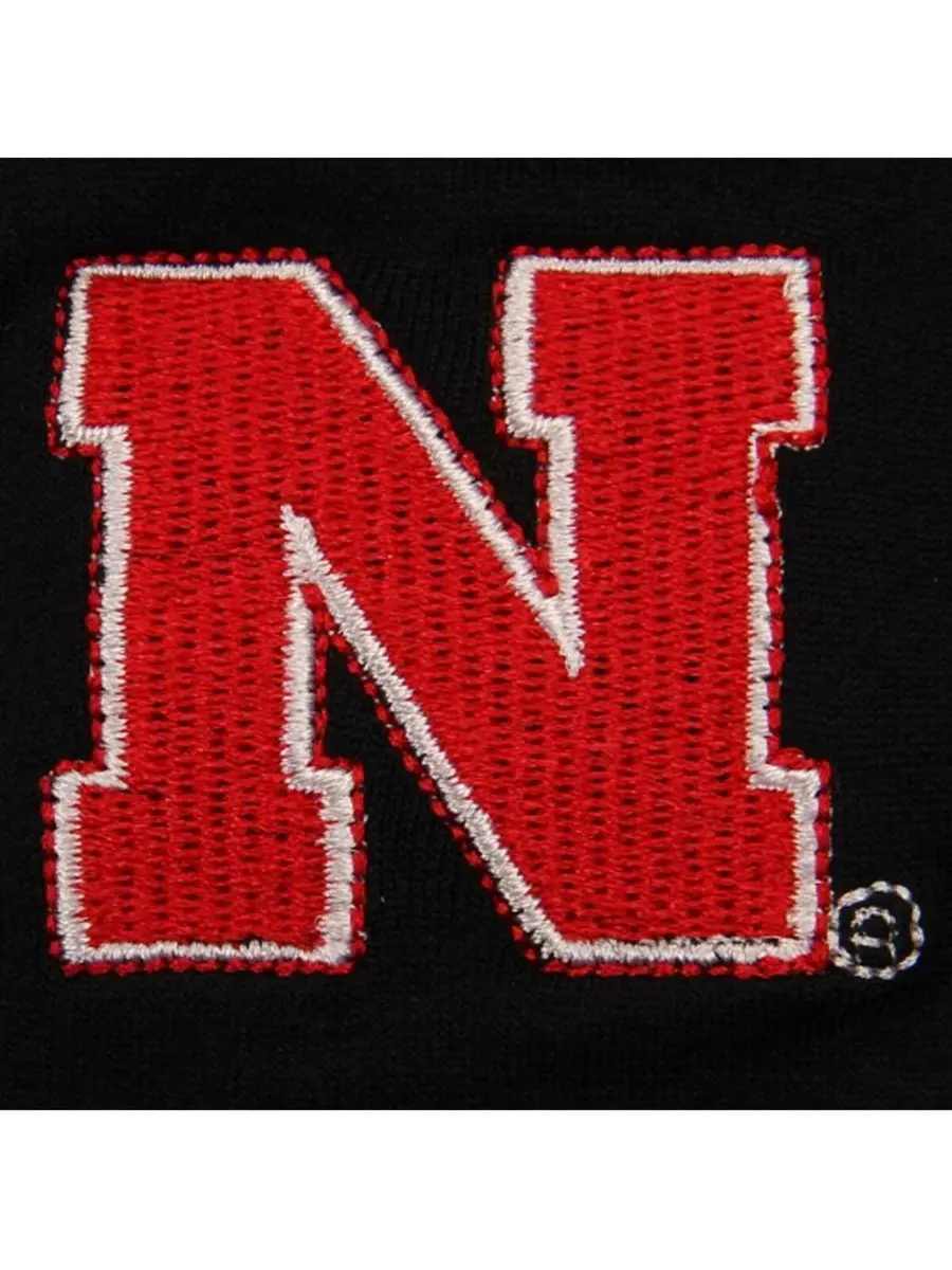 ZooZatz Женские черные флисовые леггинсы с символикой команды Nebraska Huskers — изображение 2 из 2, черный
