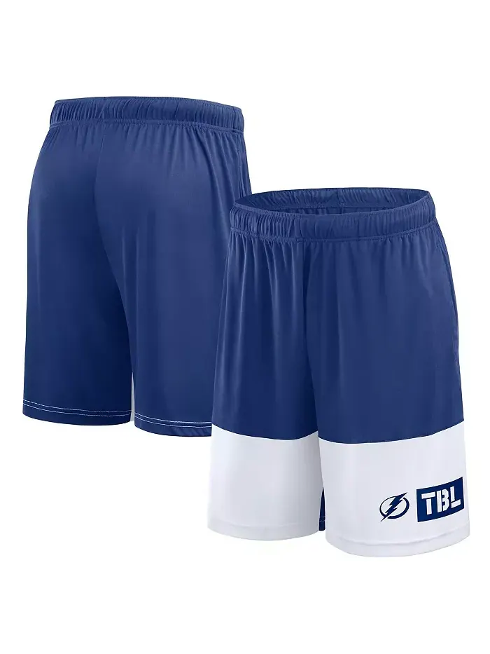 Мужские шорты Tampa Bay Lightning Best of the Best синего цвета Logo Athletic — изображение 1 из 3