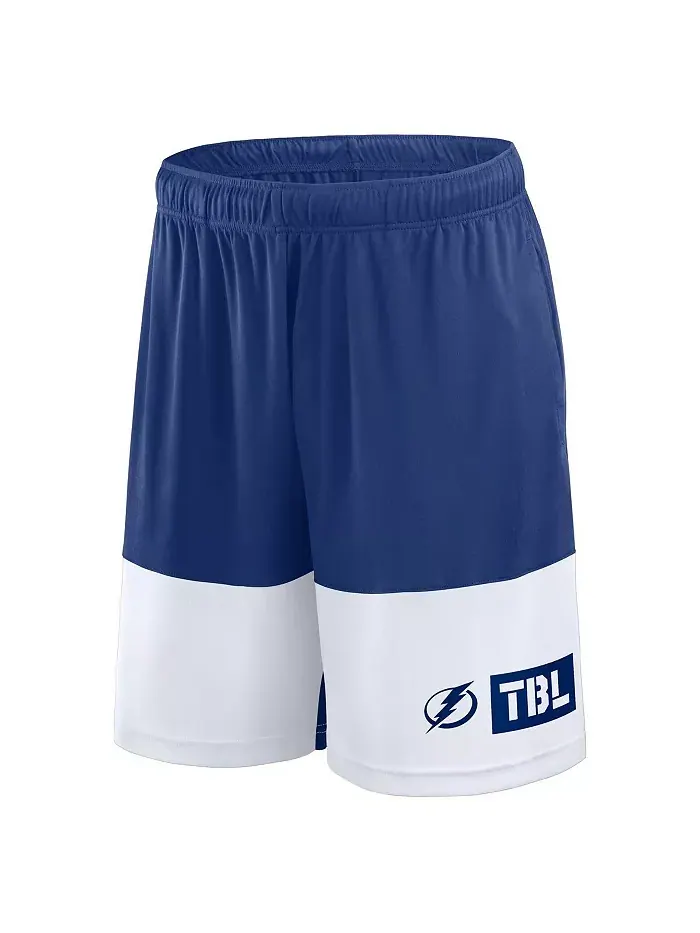 Мужские шорты Tampa Bay Lightning Best of the Best синего цвета Logo Athletic — изображение 2 из 3