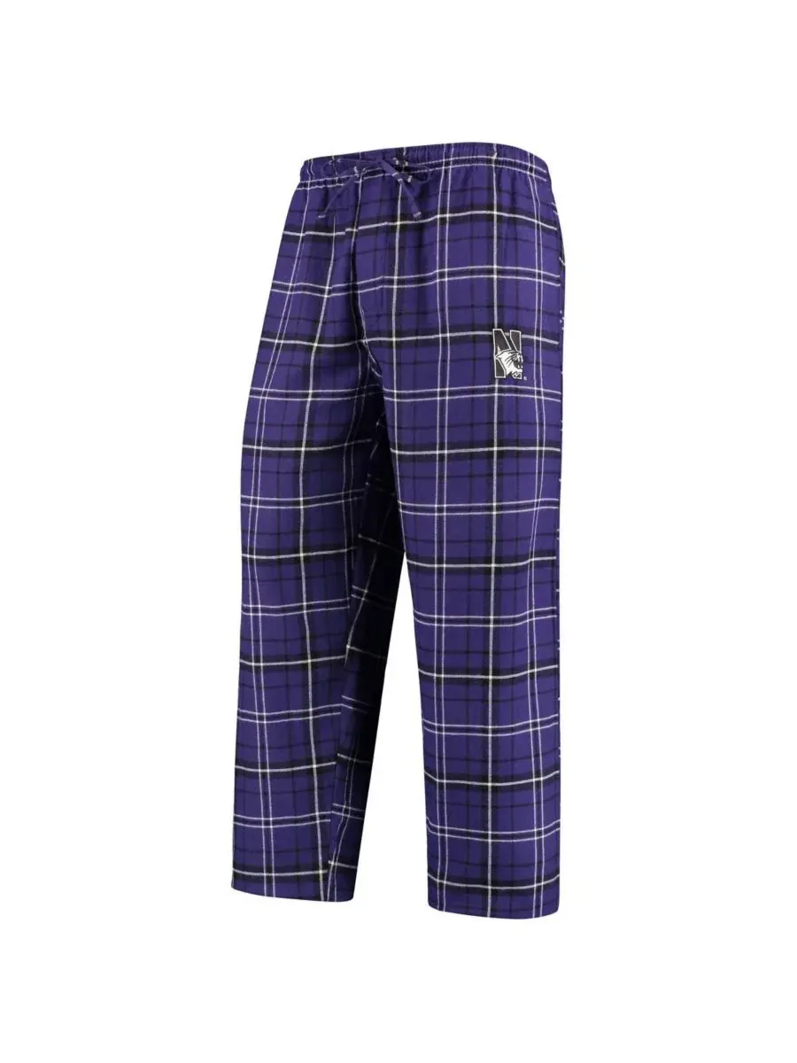 Мужские фиолетово-черные фланелевые брюки Northwestern Wildcats Ultimate Concepts Sport — изображение 1 из 1