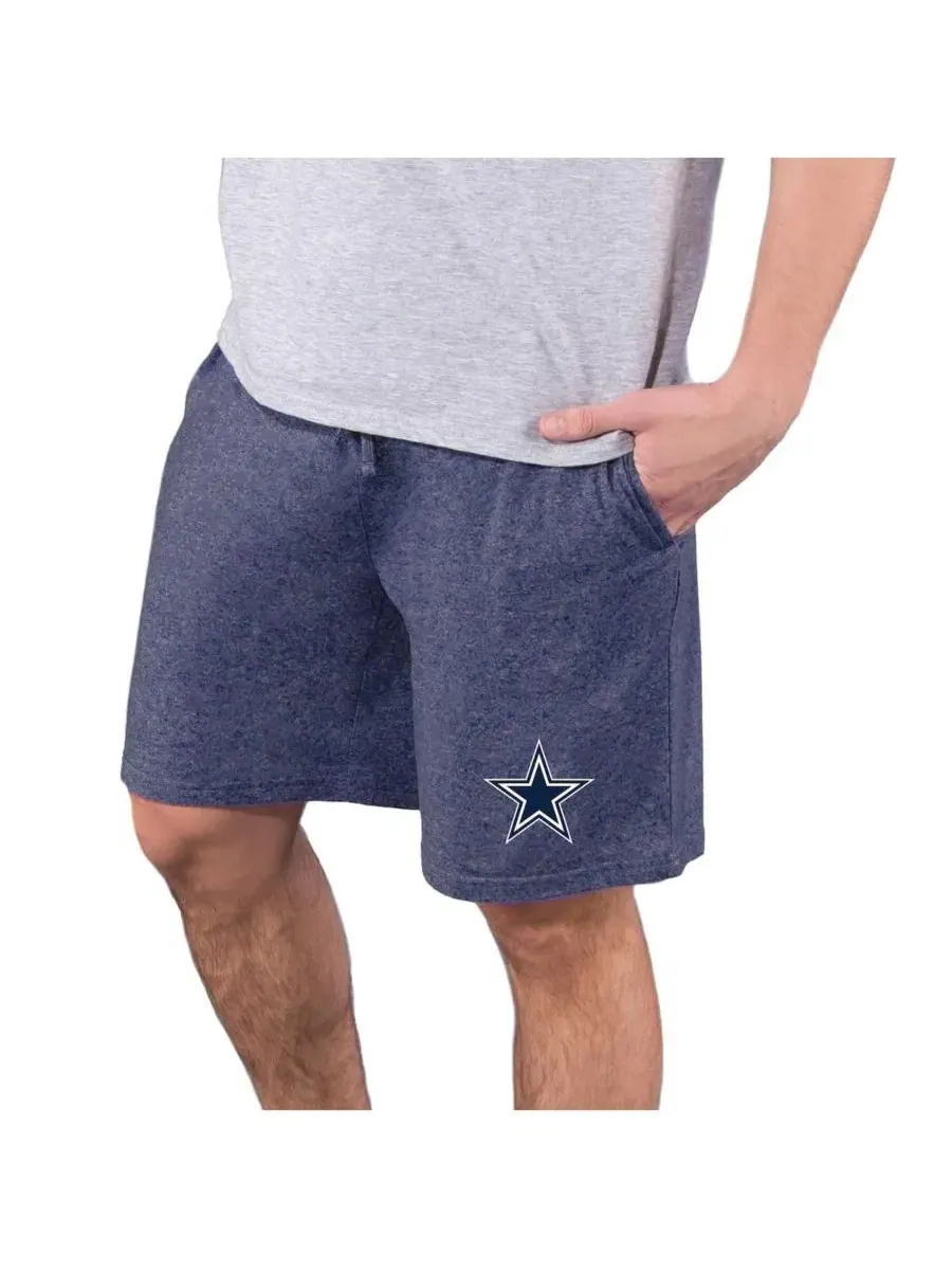 Мужские темно-синие вязаные шорты Dallas Cowboys Quest Knit Jam Shorts Concepts Sport — изображение 1 из 1, темно-синий