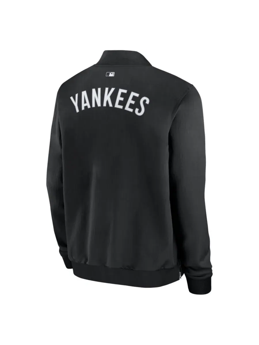 Бомбер Nike New York Yankees Authentic Collection Dugout Relaxed Full-Zip — изображение 5 из 5, черный черный