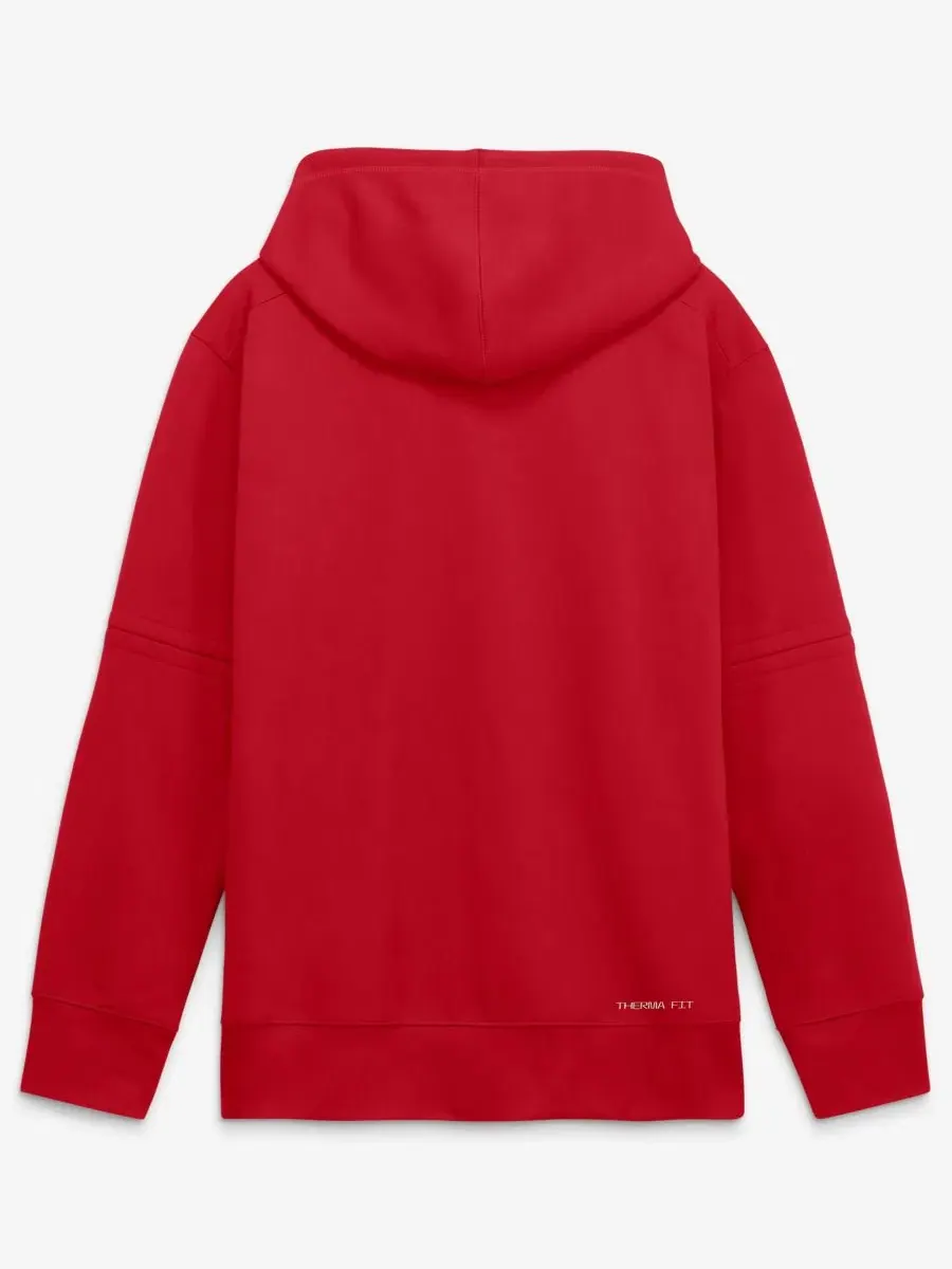 Худи с отстегивающимися рукавами Cleveland Guardians Authentic Collection Therma-FIT Nike — изображение 5 из 5, красный