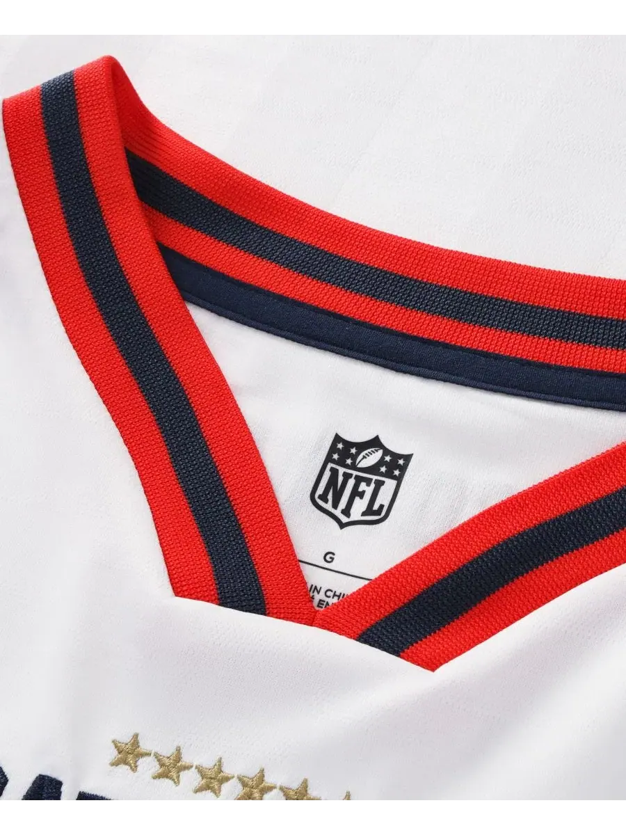 Футболка с V-образным вырезом New England Patriots Football x Football Fanatics — изображение 2 из 5, белый