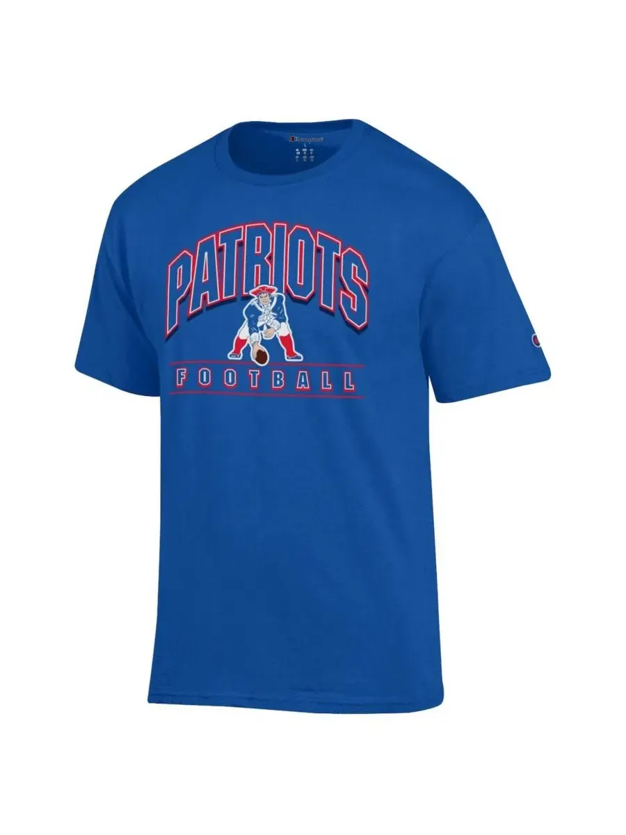 Футболка с принтом New England Patriots Jersey Champion — изображение 3 из 3, королевский