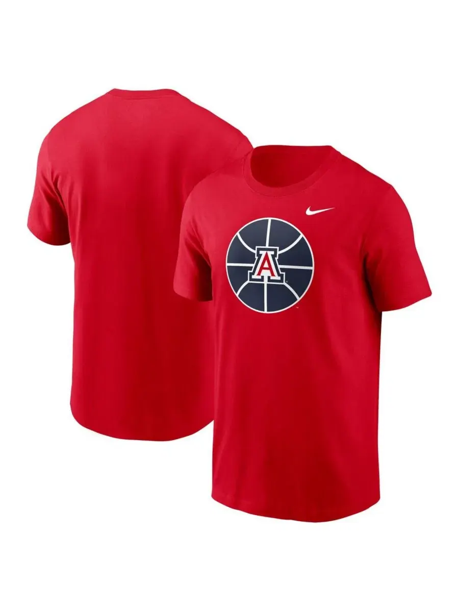 Футболка с принтом Basketball Logo Nike — изображение 1 из 3, красный