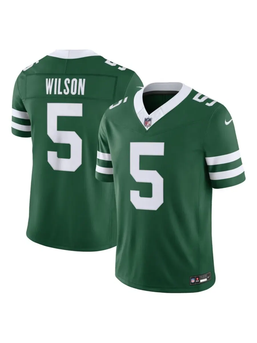 Футболка Nike с длинным рукавом, модель Garrett Wilson — изображение 1 из 5, зеленый