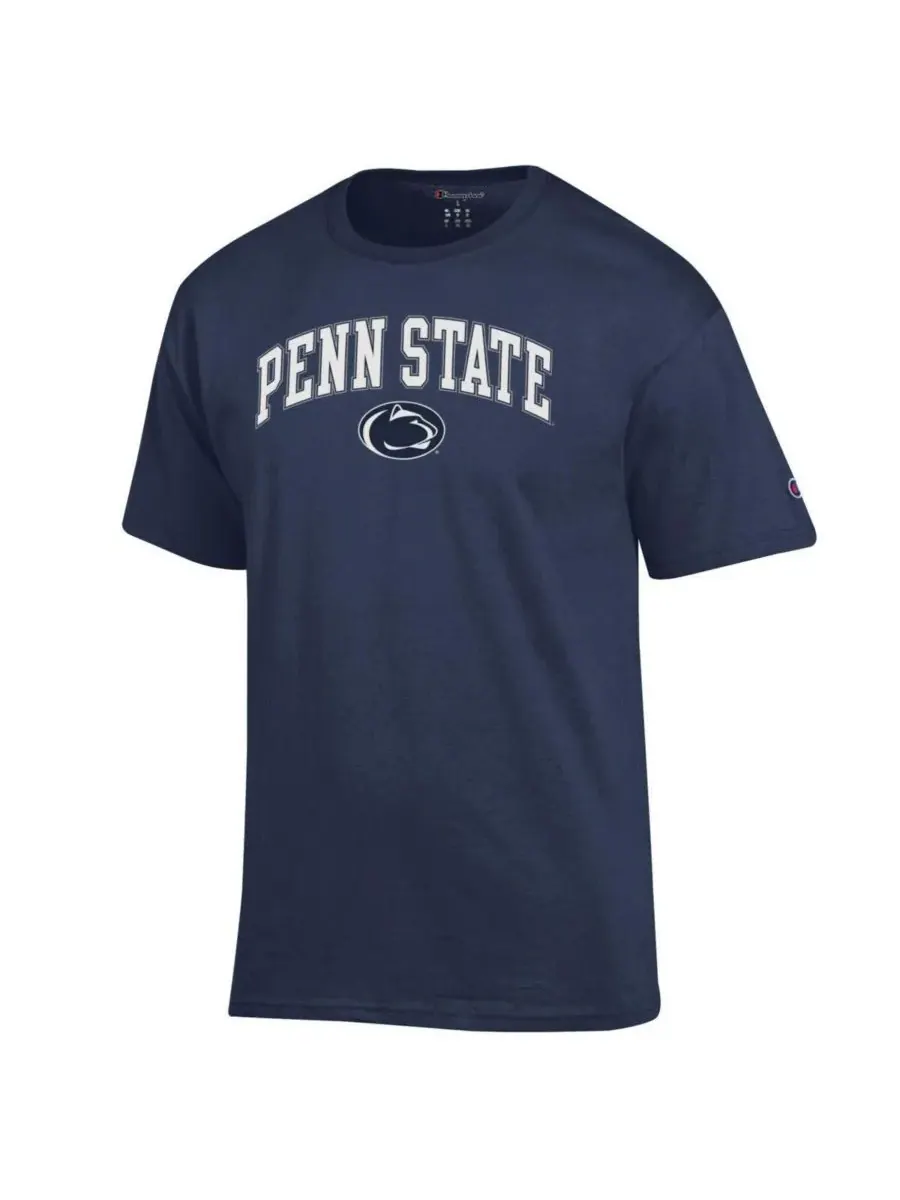 Champion Мужская темно-синяя футболка с арочным логотипом Penn State Nittany Lions — изображение 2 из 3, темно-синий