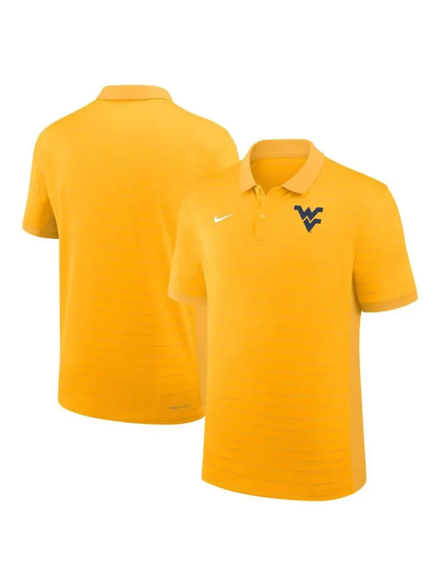 Мужская золотая поло-рубашка West Virginia Mountaineers 2025 Early Season Coaches Sideline Victory — изображение 1 из 3