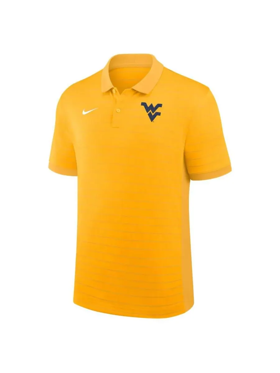 Мужская золотая поло-рубашка West Virginia Mountaineers 2025 Early Season Coaches Sideline Victory — изображение 2 из 3