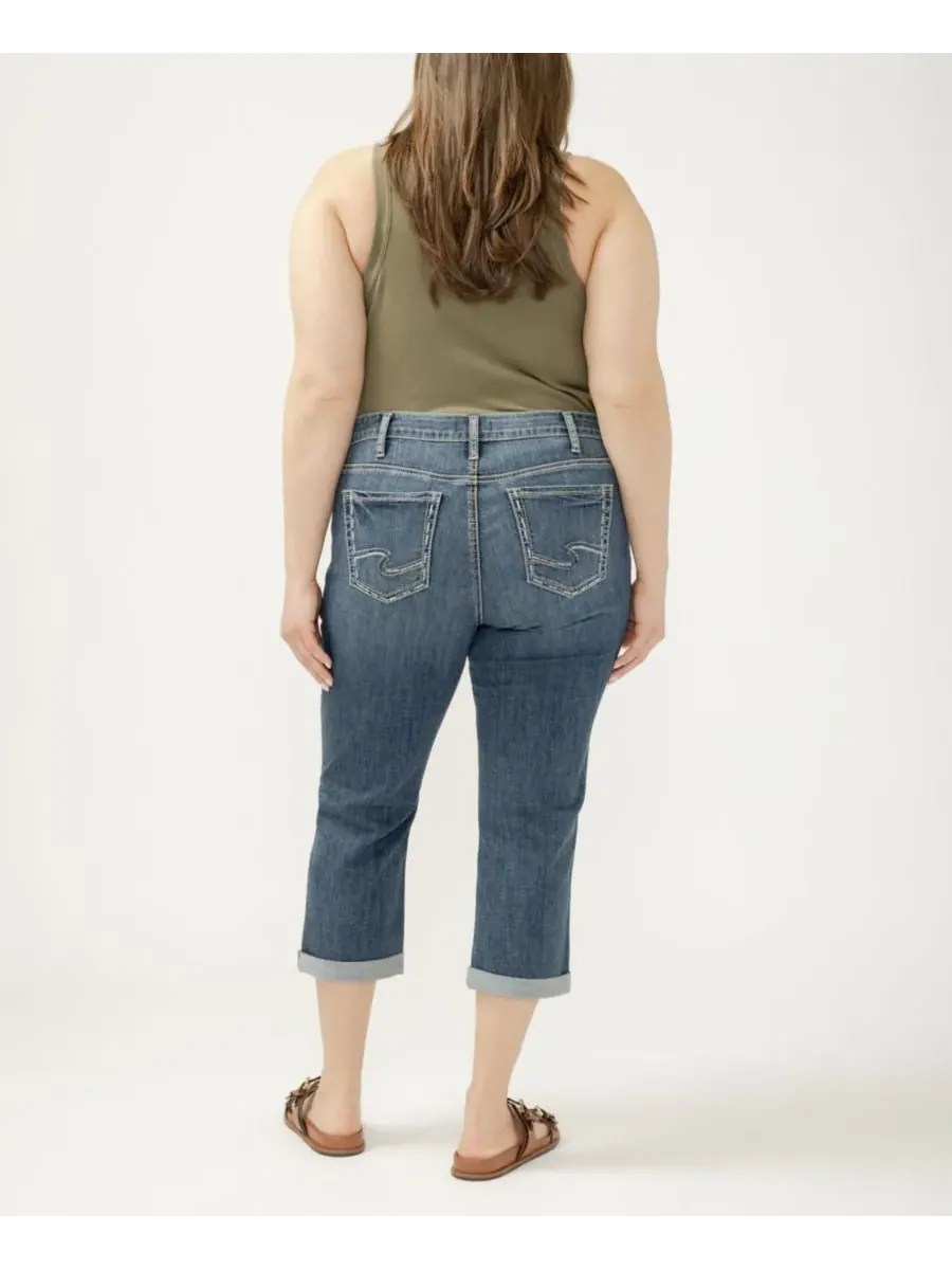 Джинсы-капри Elyse средней посадки, удобные, больших размеров Silver Jeans Co., Beverley — изображение 6 из 6