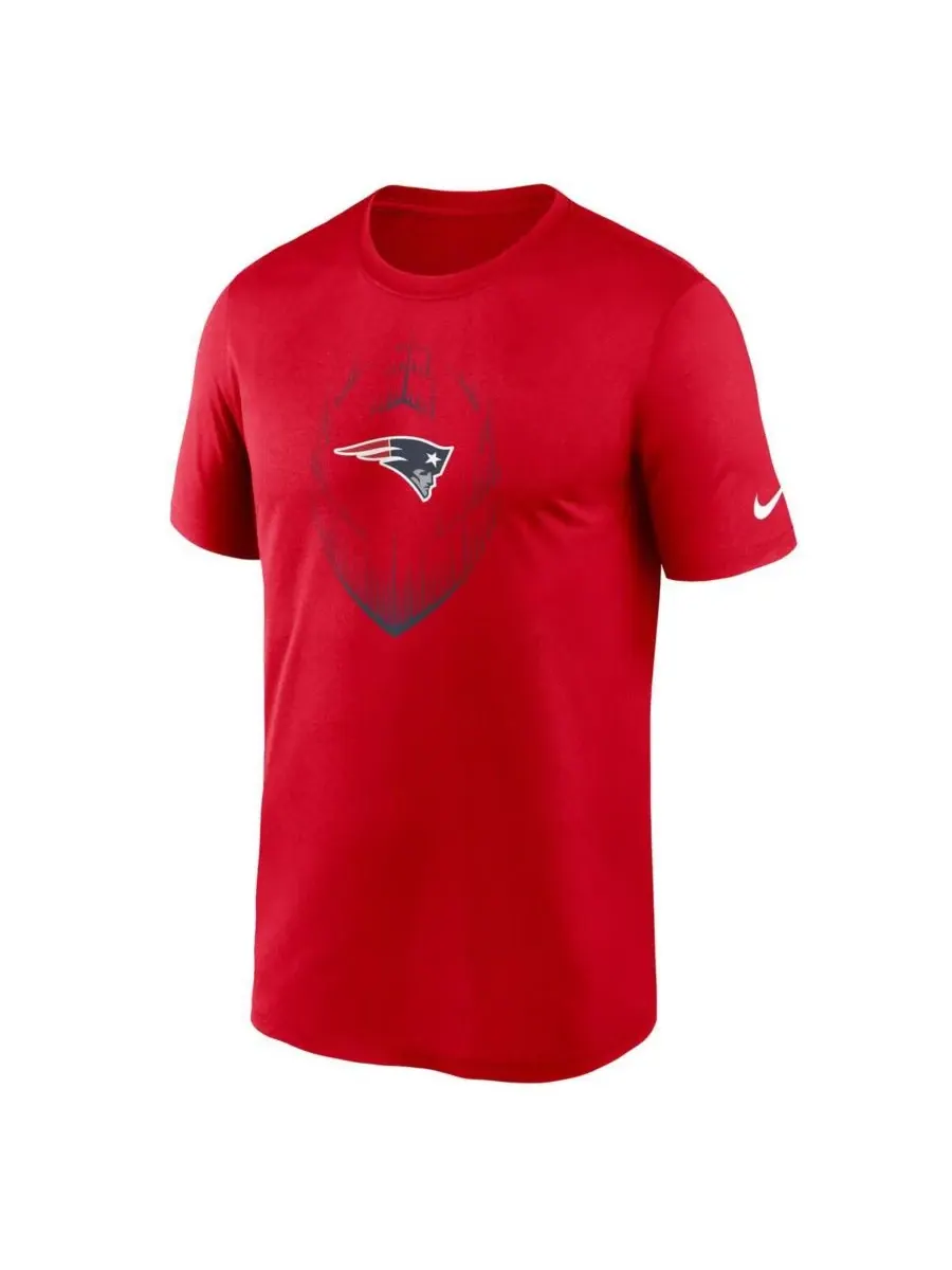 Nike Мужская красная футболка New England Patriots Primetime Legend Icon Performance — изображение 3 из 3, красный