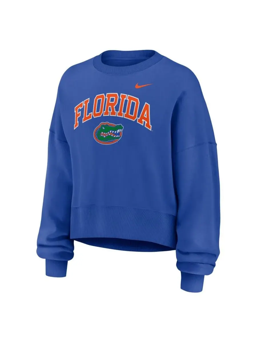 Женская толстовка Royal Florida Gators Oversized Phoenix Arch Pullover Sweatshirt Nike — изображение 3 из 3, королевский