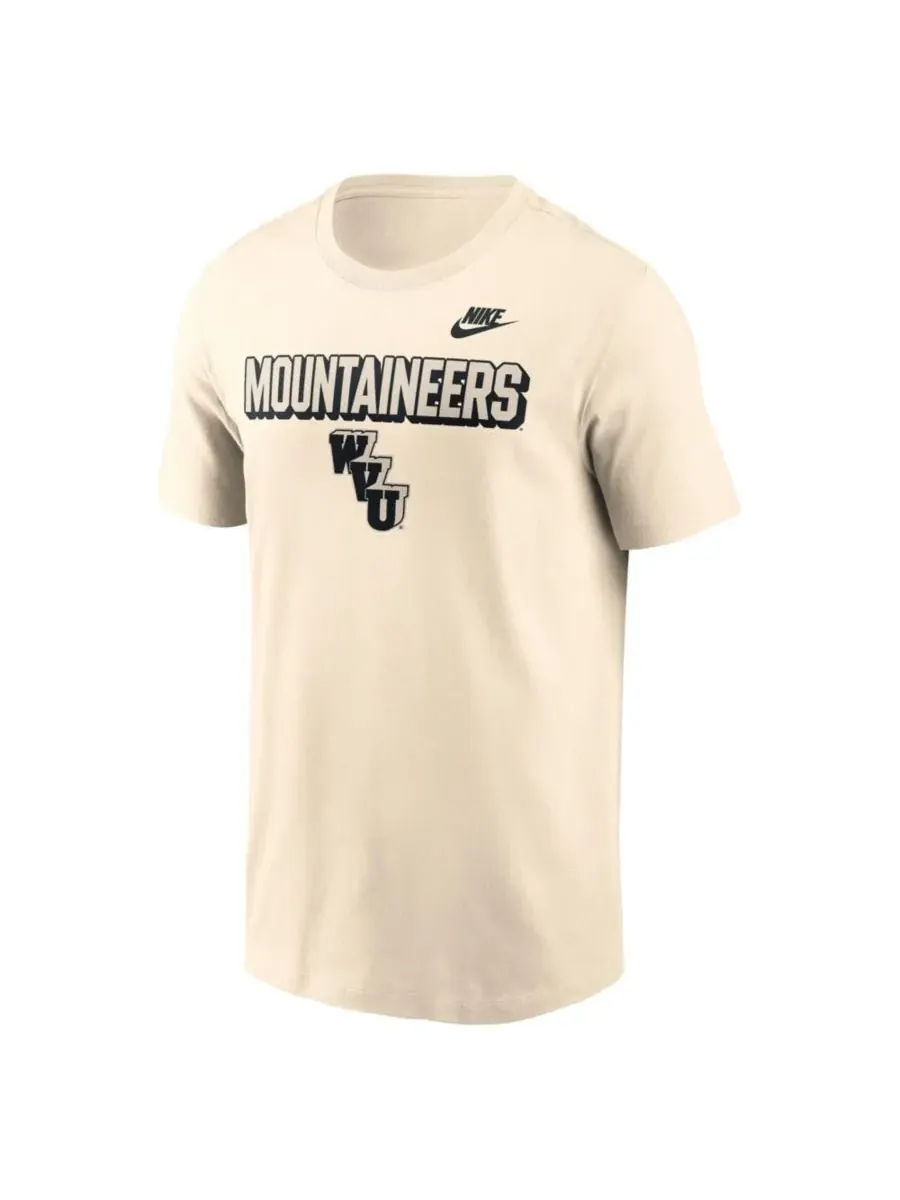Мужская футболка с ярким принтом "Natural West Virginia Mountaineers" Nike — изображение 2 из 3, прозрачный