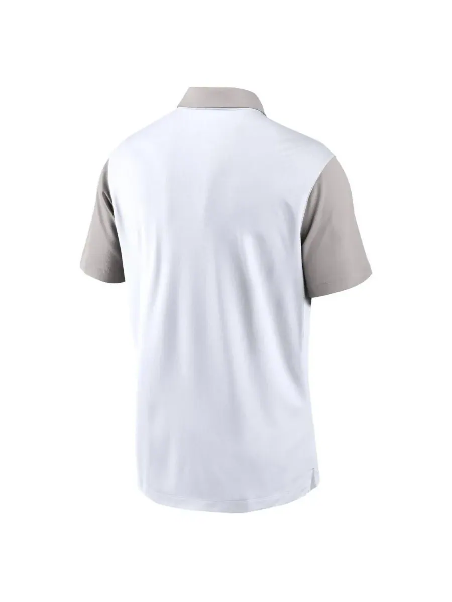 Nike Мужская белая/серая поло-рубашка Tennessee Volunteers Athletic Prep Legacy Logo Vapor — изображение 3 из 3, белый серый
