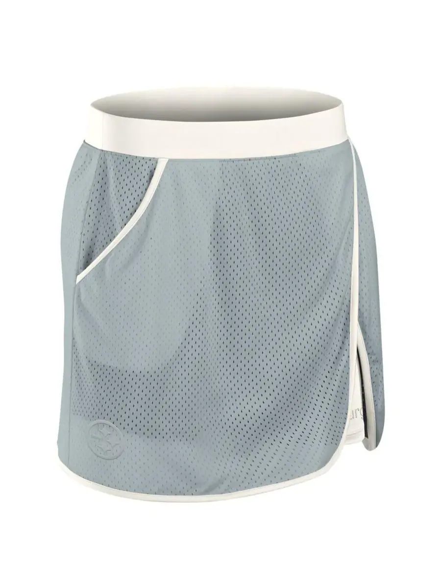 Fanatics Женская серая юбка-шорты Pittsburgh Steelers Studio Wellness — изображение 2 из 5, серый