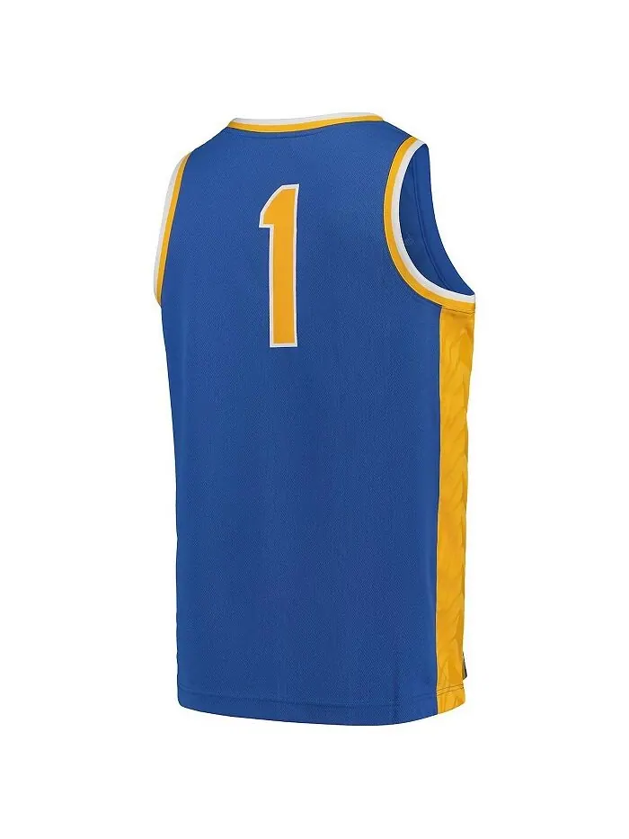 Реплика мужской баскетбольной майки #1 Royal Pitt Panthers Team Nike — изображение 3 из 3, королевский