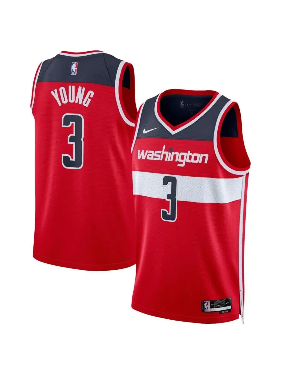 Мужская и женская красная майка Трэя Янга команды Washington Wizards Swingman Icon Edition Nike — изображение 1 из 3, красный