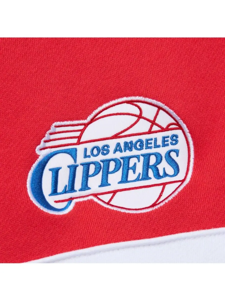 Mitchell & Ness Мужская толстовка с капюшоном Royal/Red LA Clippers Head Coach — изображение 3 из 5, красный