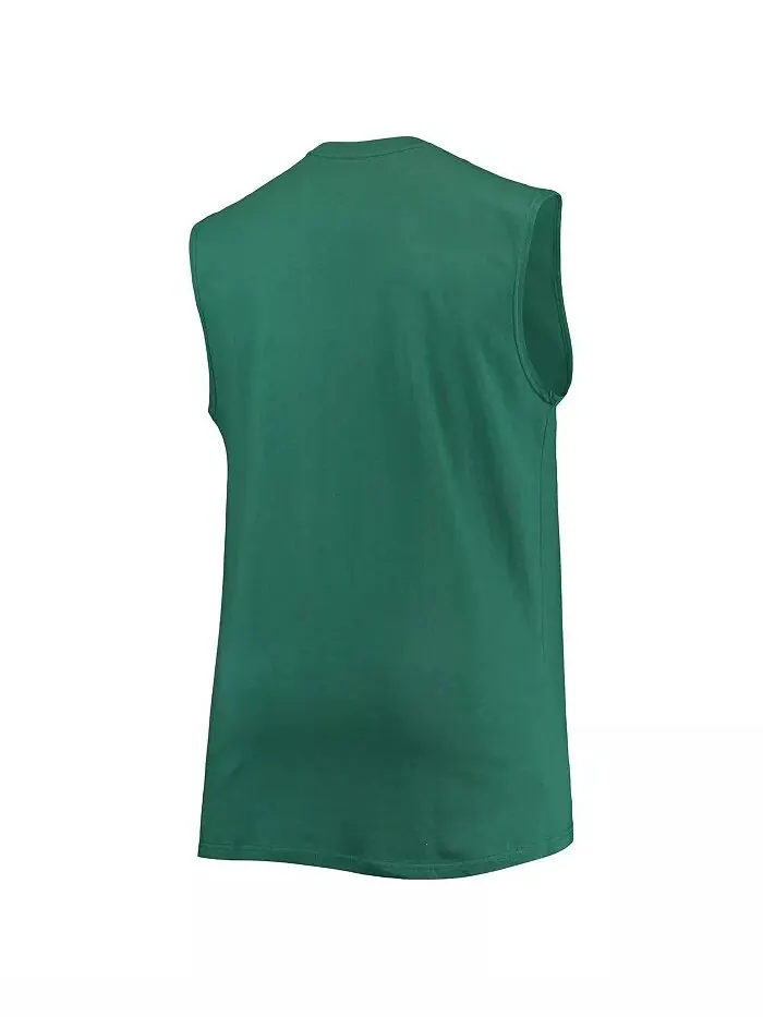 Мужская зеленая майка New York Jets Big Tall Muscle Profile — изображение 3 из 3