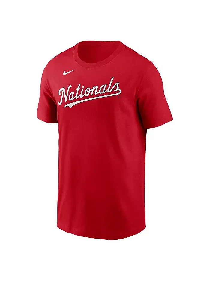 Мужская футболка Dylan Crews Washington Nationals с именем и номером, красная Nike — изображение 3 из 3