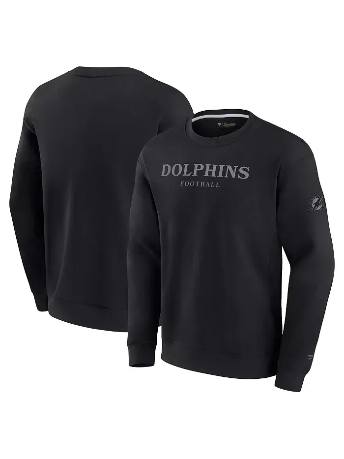 Мужская и женская черная толстовка с капюшоном Miami Dolphins Elements Unlimited из флиса Fanatics — изображение 1 из 3