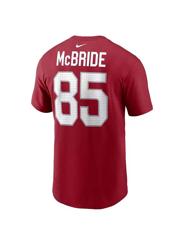 Мужская футболка с именем и номером Trey McBride Arizona Cardinals Nike — изображение 2 из 3