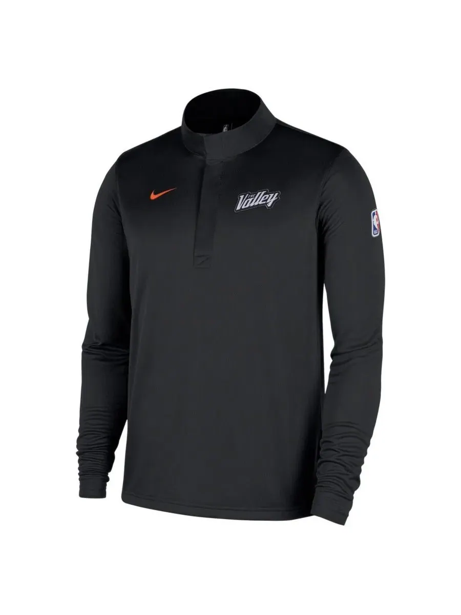 Толстовка с длинным рукавом Phoenix Suns City Edition Remix Nike — изображение 3 из 4, черный оранжевый