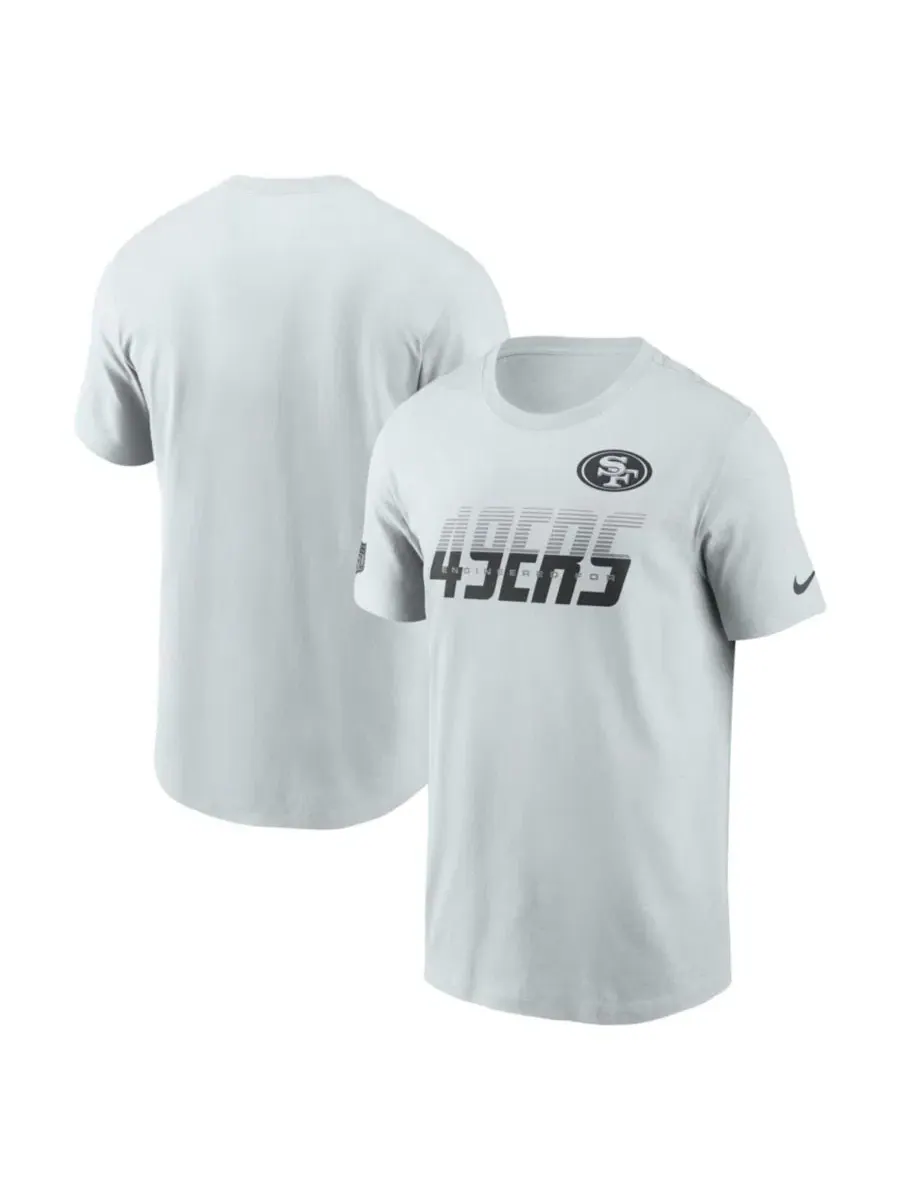 Футболка Nike San Francisco 49ers Sideline Dri-FIT — изображение 1 из 3, серый
