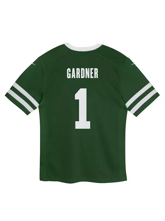 Детская игровая футболка Legacy Green New York Jets с именем Ahmad Sauce Gardner Nike — изображение 3 из 3