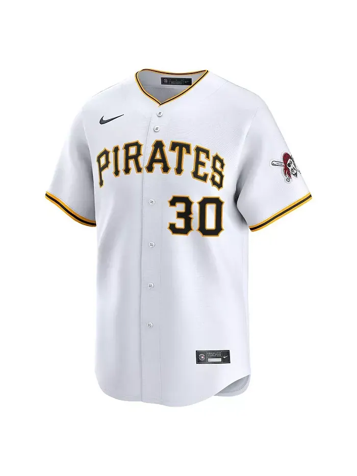 Мужская белая альтернативная лимитированная джерси Pittsburgh Pirates с именем Paul Skenes Nike — изображение 2 из 3