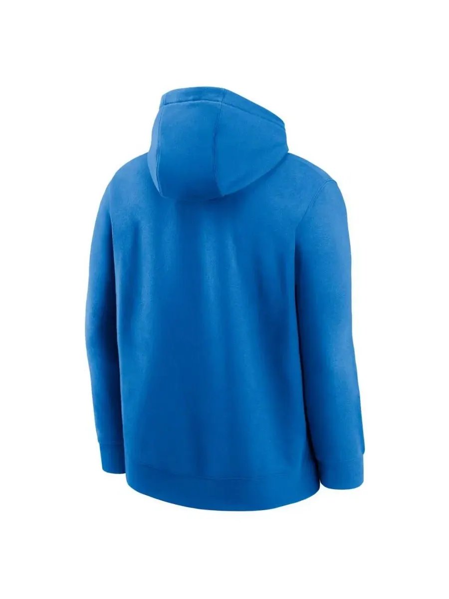 Худи с капюшоном Club Fleece, длинный рукав, с принтом Nike — изображение 3 из 3, синий