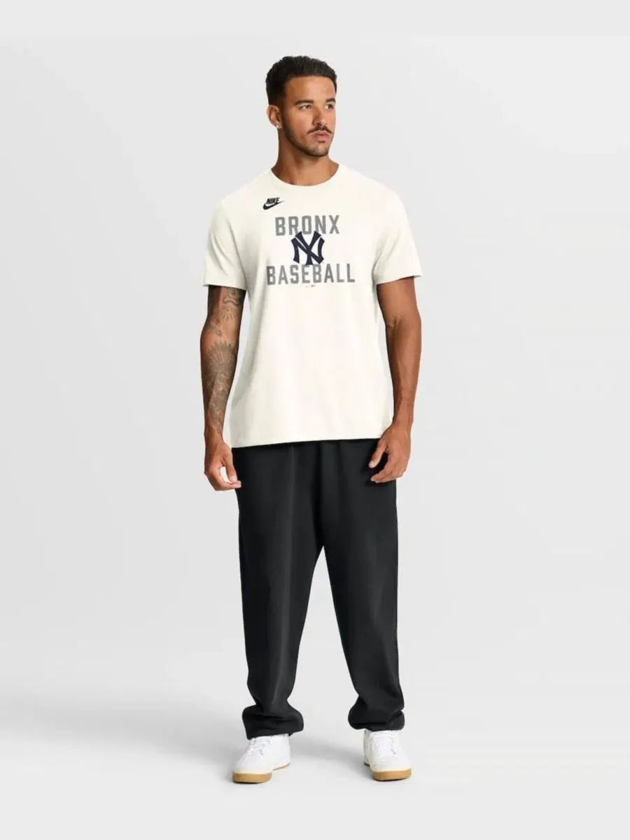 Футболка с винтажным принтом Cooperstown Collection ‘70s Inspired Nike — изображение 5 из 5, бежевый