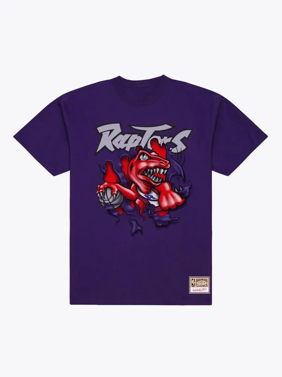 Футболка с принтом Breakthrough Toronto Raptors Mitchell & Ness — изображение 2 из 3, фиолетовый