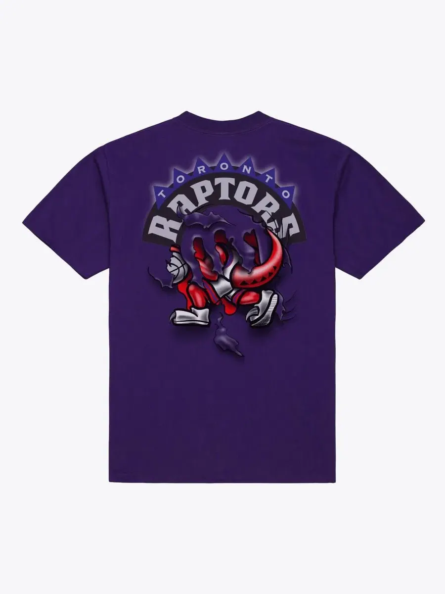Футболка с принтом Breakthrough Toronto Raptors Mitchell & Ness — изображение 3 из 3, фиолетовый