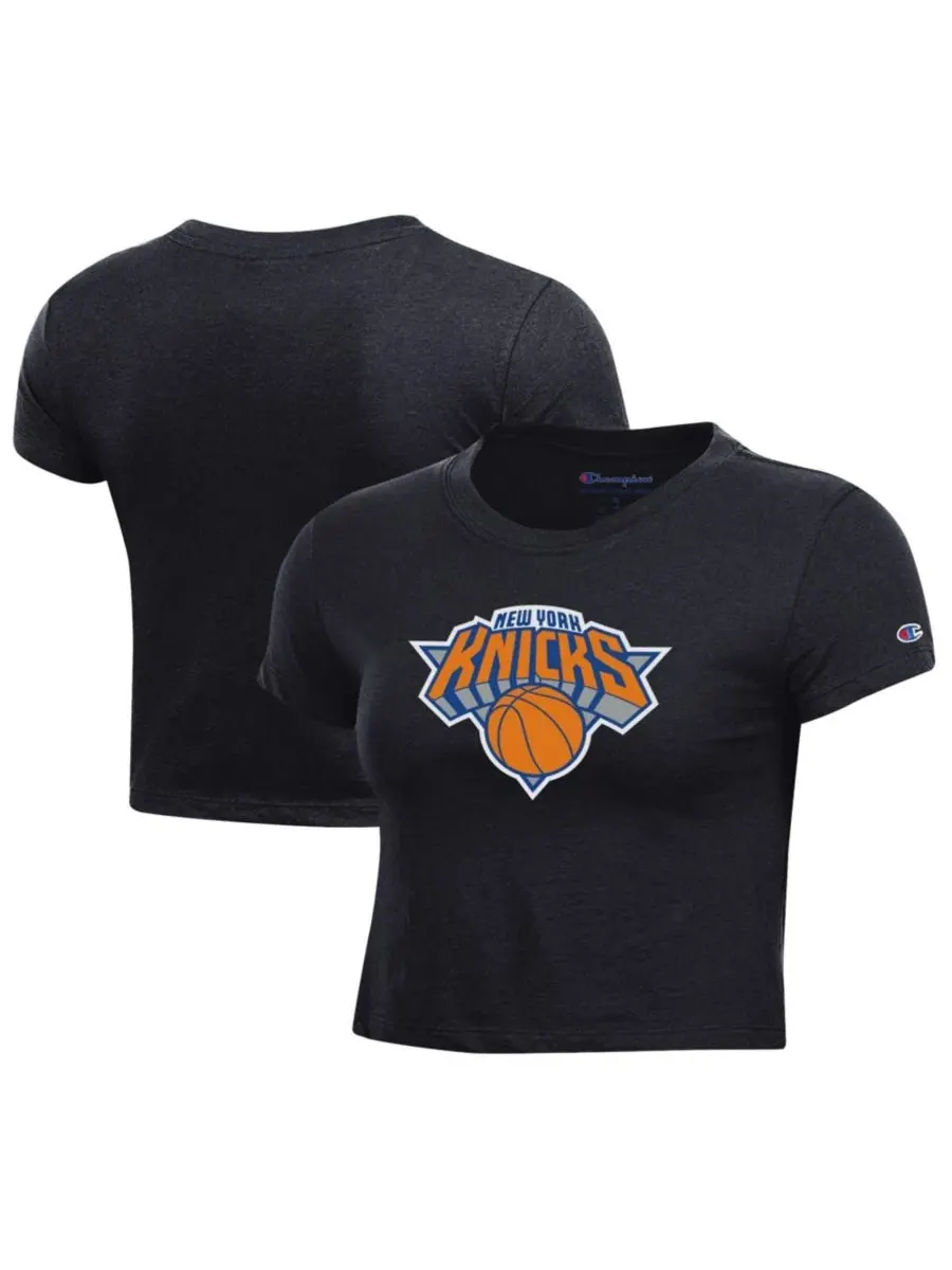 Футболка-кроп Champion New York Knicks Primary Logo