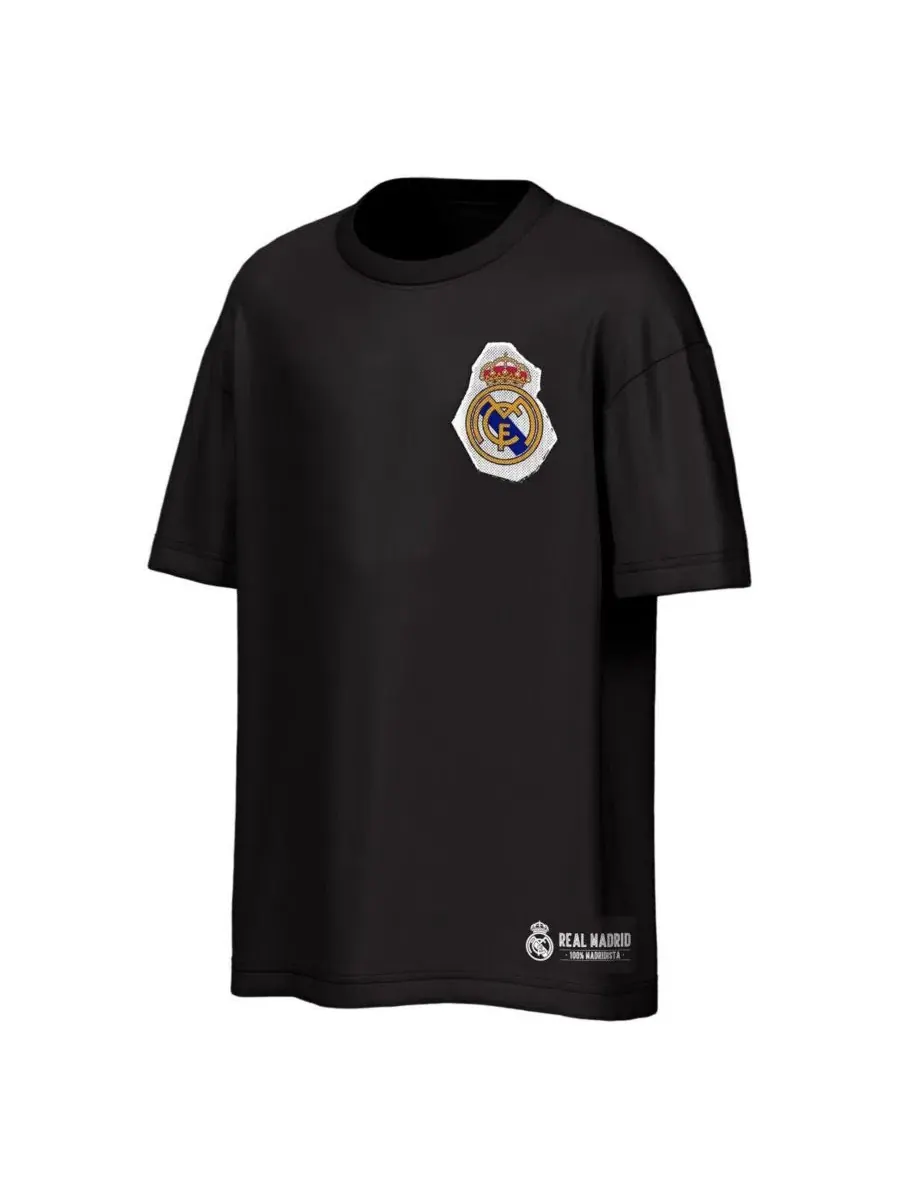 Футболка оверсайз с принтом Real Madrid Ransom Outerstuff — изображение 2 из 3, черный