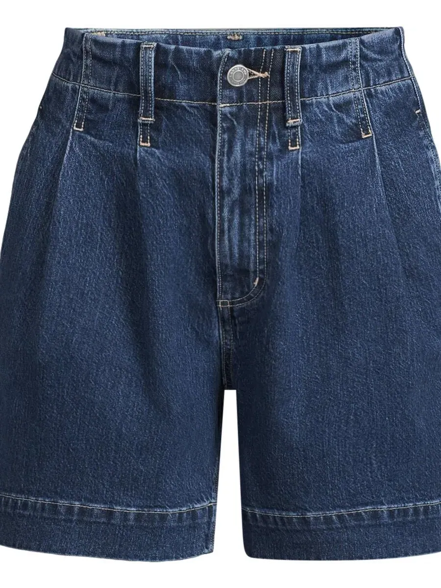 Шорты-брюки с защипами 7" из денима Lands' End, Crawford Wash — изображение 3 из 4
