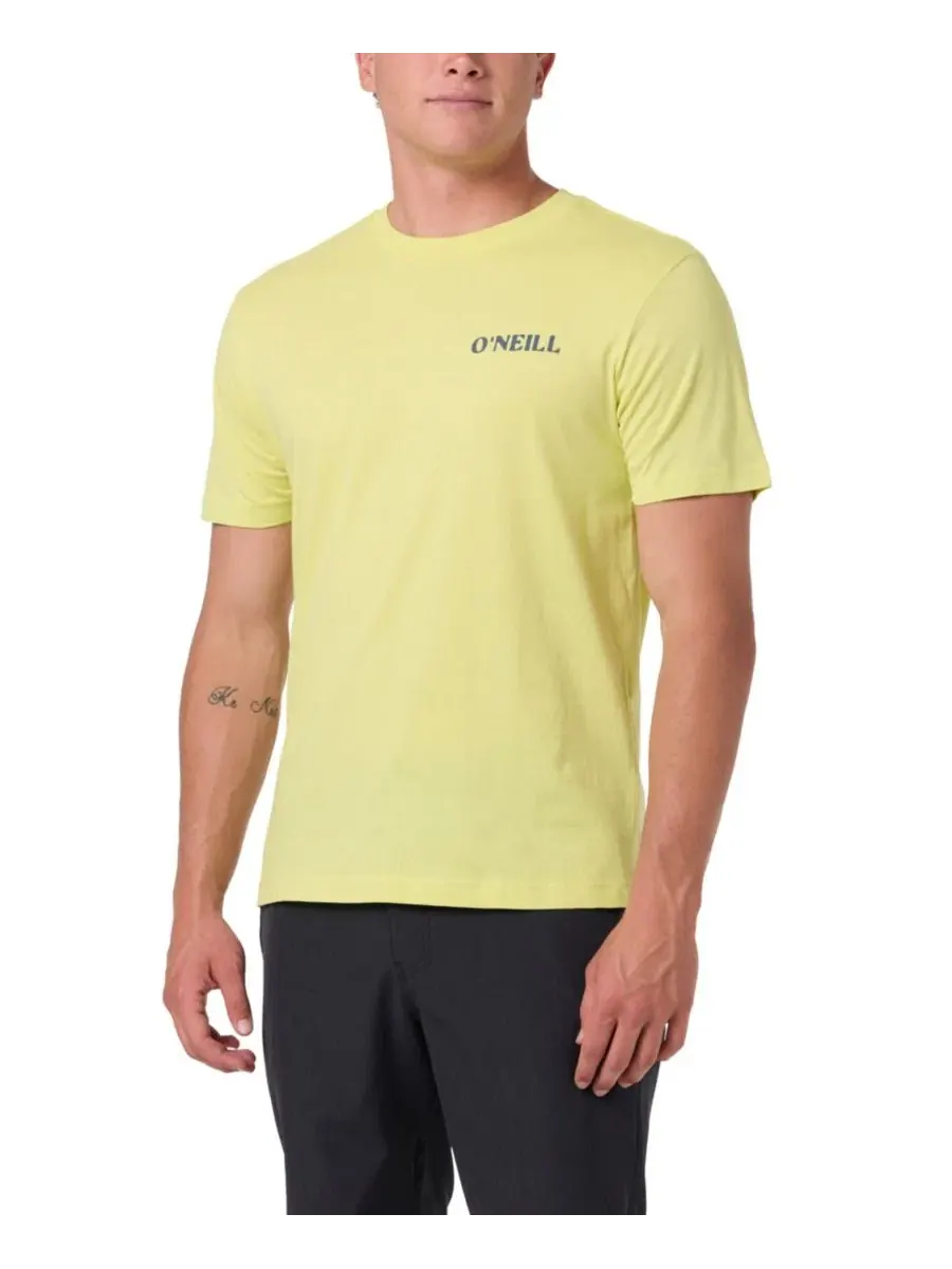 Футболка с принтом, модель Crewneck Graphic O'Neill, Celery — изображение 3 из 7