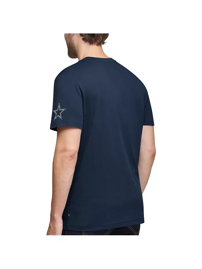 Мужская синяя футболка Dallas Cowboys Insert Tommy Hilfiger — изображение 2 из 3