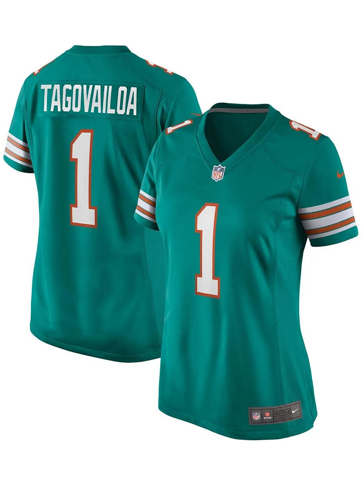Женская майка Tua Tagovailoa Aqua Miami Dolphins Alternate Game Nike — изображение 1 из 3, голубой