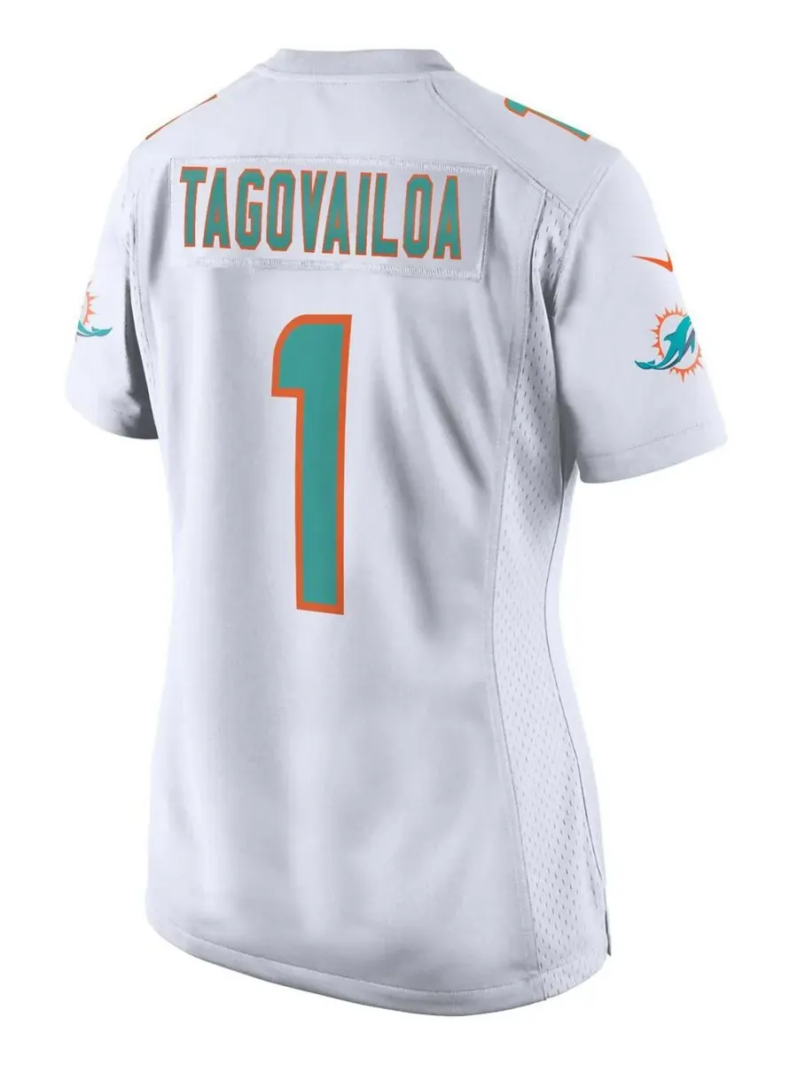 Женская майка Tua Tagovailoa Miami Dolphins Alternate Game Nike — изображение 3 из 5, белый