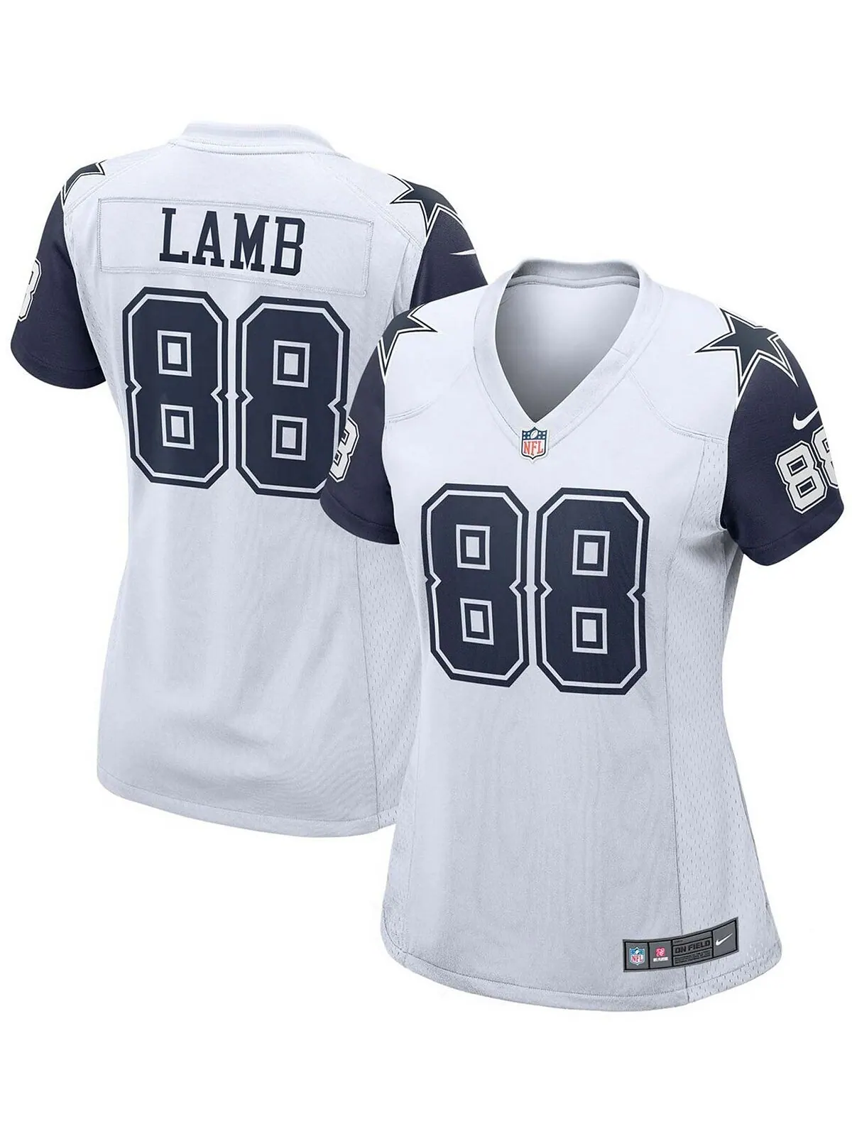 Женское белое игровое джерси CeeDee Lamb Dallas Cowboys Nike — изображение 1 из 3, белый