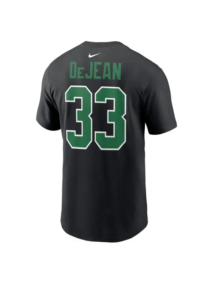 Nike Мужская черная футболка Cooper DeJean с именем и номером игрока команды Philadelphia Eagles — изображение 3 из 3, черный