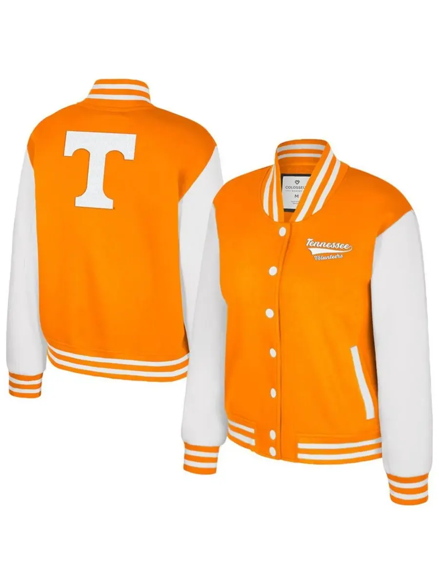Colosseum Женская флисовая куртка Texas Tennessee Orange Tennessee Volunteers French Baguette на — изображение 1 из 3