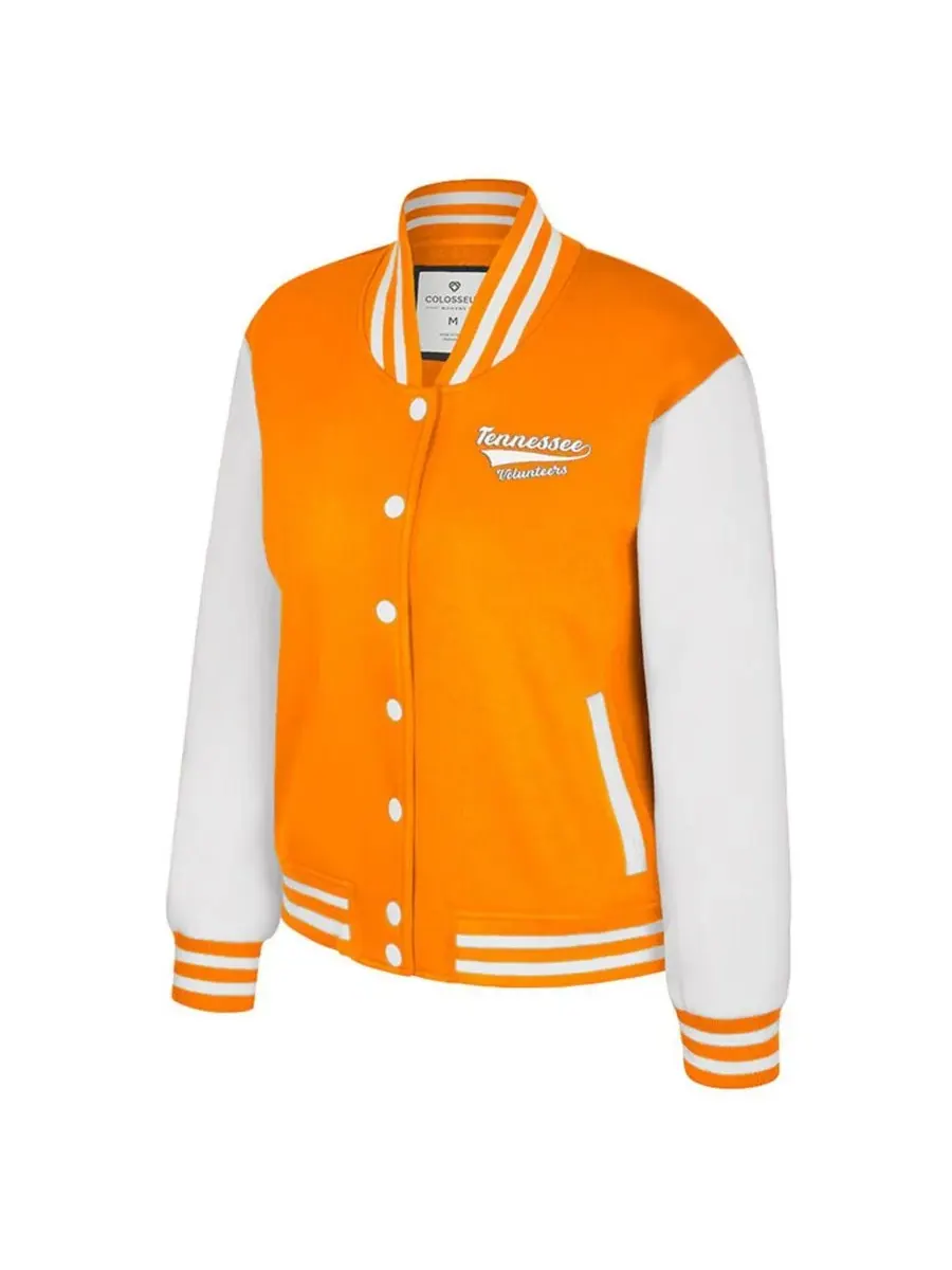 Colosseum Женская флисовая куртка Texas Tennessee Orange Tennessee Volunteers French Baguette на — изображение 2 из 3
